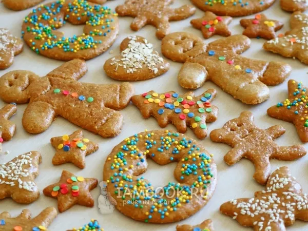 Фото блюда: Имбирно-овсяное печенье