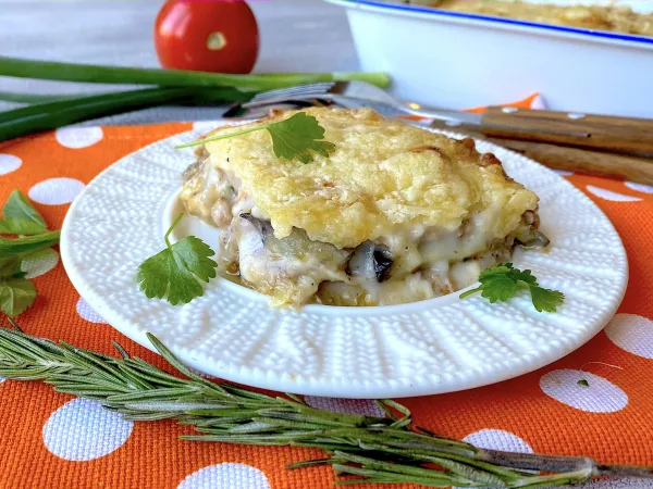 Фото блюда: Мусака с баклажанами и кабачками