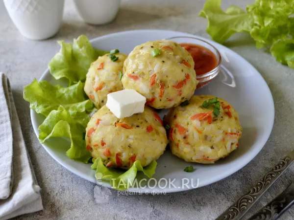 Фото блюда: Рыбные тефтели на пару в мультиварке