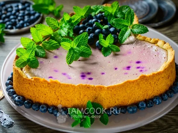 Фото блюда: Черничный чизкейк