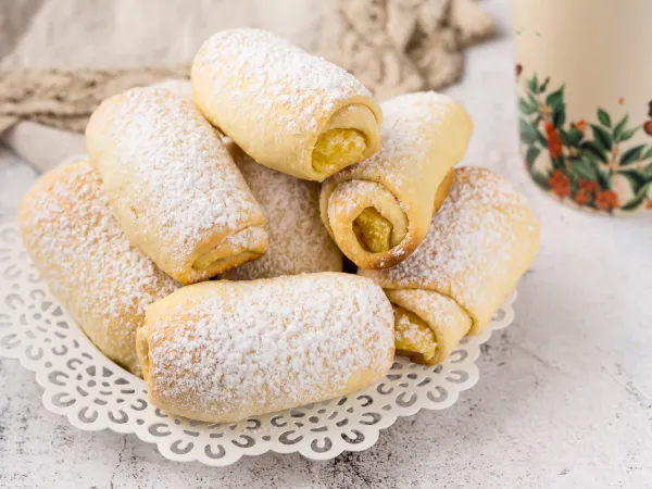 Фото блюда: Печенье с заварным кремом