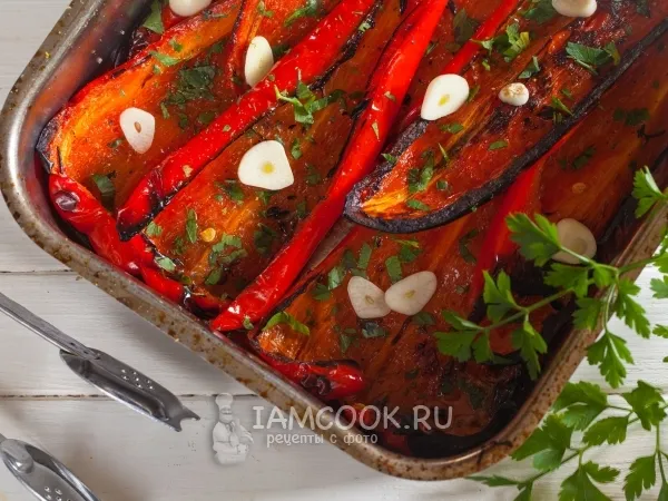 Фото блюда: Перец, запеченный в духовке