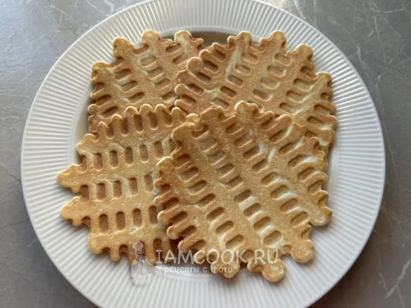 Фото блюда: Тонкие вафли без глютена