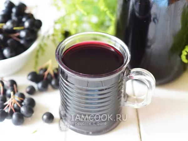 Фото блюда: Сироп из черноплодки с вишневыми листьями