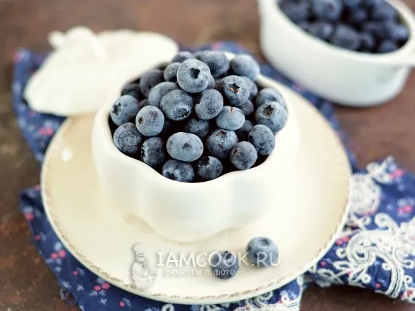 Фото блюда: Заморозка голубики на зиму