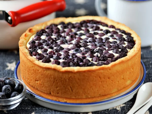 Фото блюда: Чизкейк с голубикой