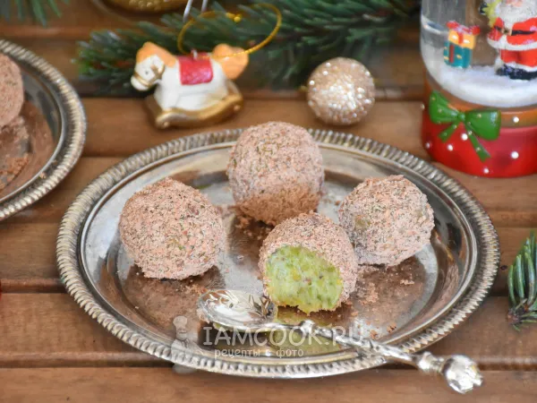 Фото блюда: Конфеты «Фисташковые трюфели»
