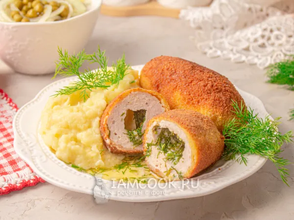 Фото блюда: Котлеты по-киевски из индейки