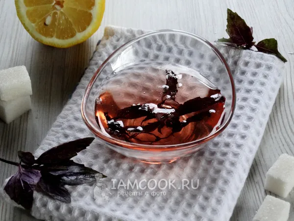 Фото блюда: Сироп из базилика на зиму