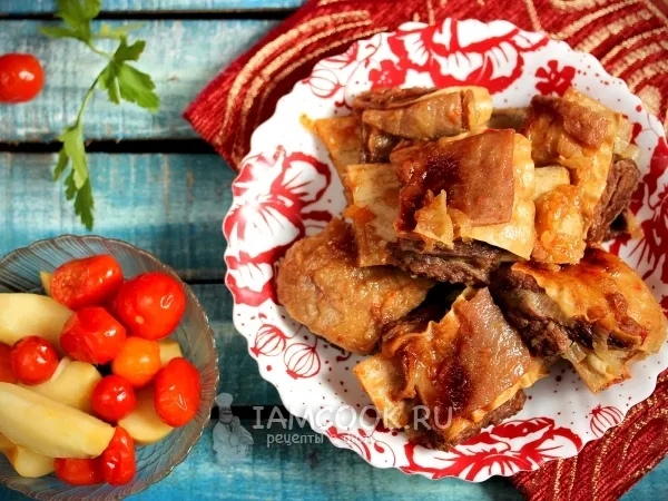 Фото блюда: Тушеные говяжьи рёбрышки