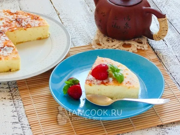 Фото блюда: Японский чизкейк из трёх ингредиентов