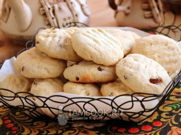 Фото блюда: Печенье с изюмом