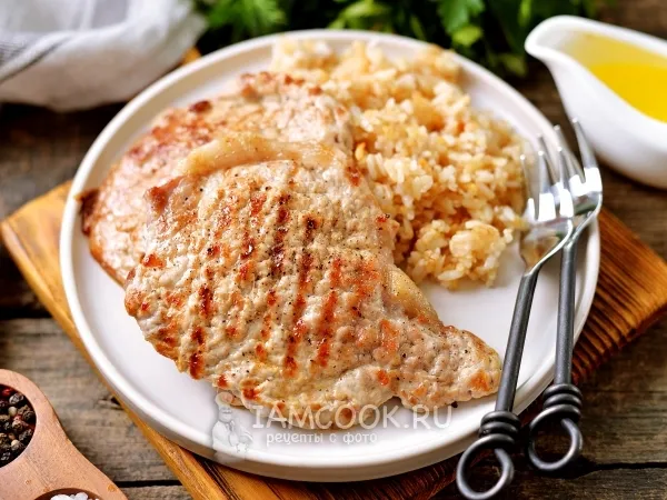 Фото блюда: Отбивная на гриле