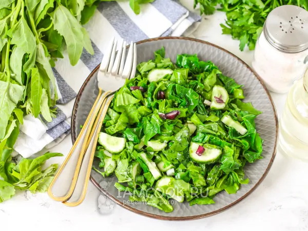 Фото блюда: Салат из лебеды