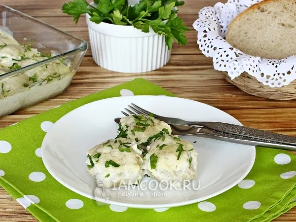 Фото блюда: Рыбные тефтели в сметанном соусе