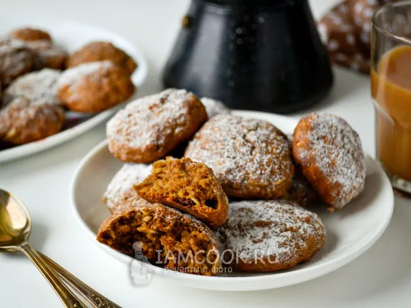 Фото блюда: Овсяное печенье с тыквенным пюре