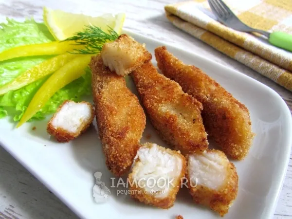 Фото блюда: Рыбные палочки