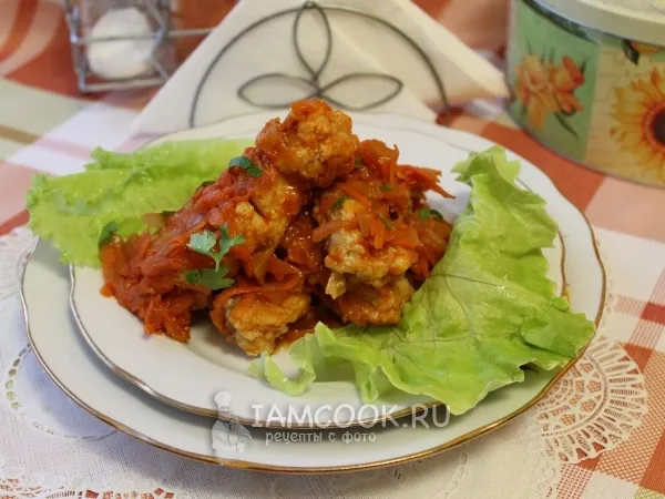 Фото блюда: Треска под маринадом на сковороде