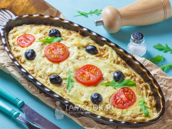 Фото блюда: Запеканка с тунцом