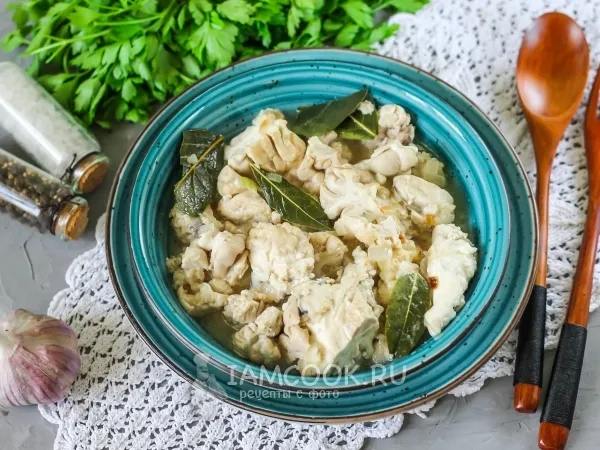 Фото блюда: Тушеные мозги с луком