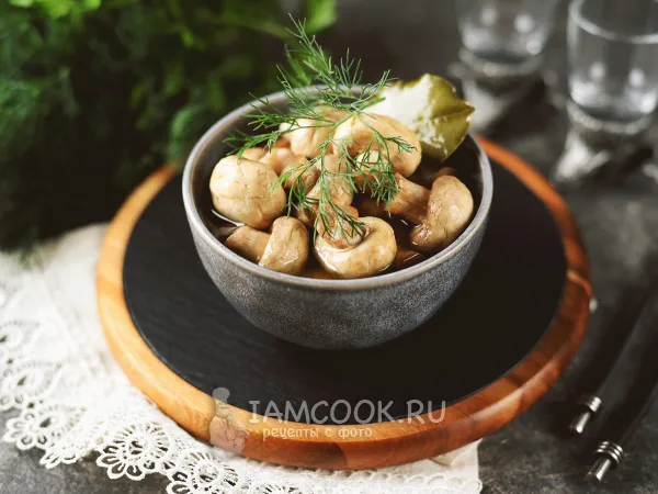 Фото блюда: Малосольные шампиньоны