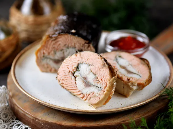 Фото блюда: Рулет из горбуши и скумбрии