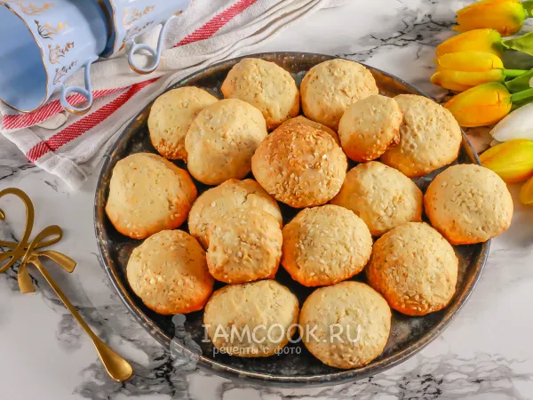 Фото блюда: Печенье «Чиполлино» с кунжутом