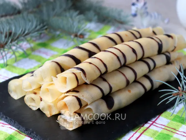 Фото блюда: Блины «Зебра»