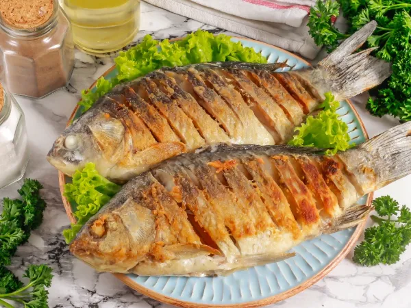 Фото блюда: Караси жареные «без костей»