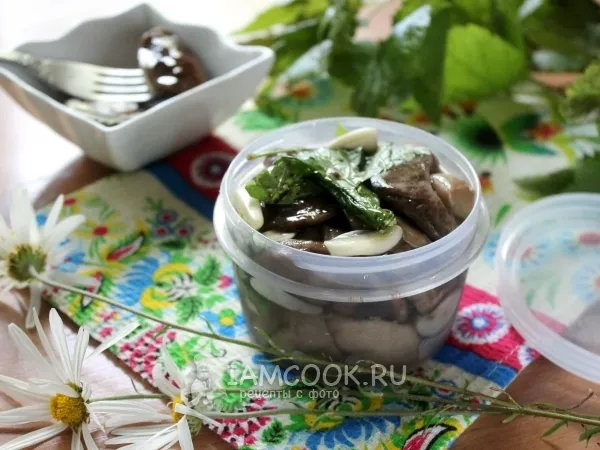 Фото блюда: Малосольные подберезовики