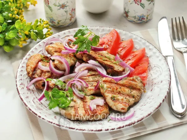 Фото блюда: Филе индейки на электрогриле