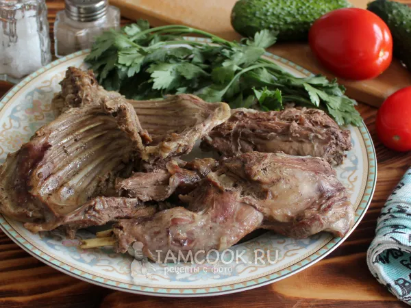 Фото блюда: Нутрия тушеная