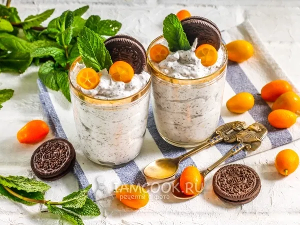 Фото блюда: Крем с печеньем «Орео»