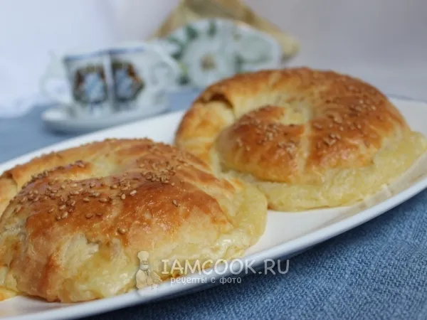 Фото блюда: Булочки «Улитки с сыром»