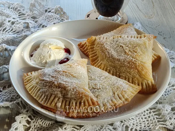 Фото блюда: Лепешки роти с вишней