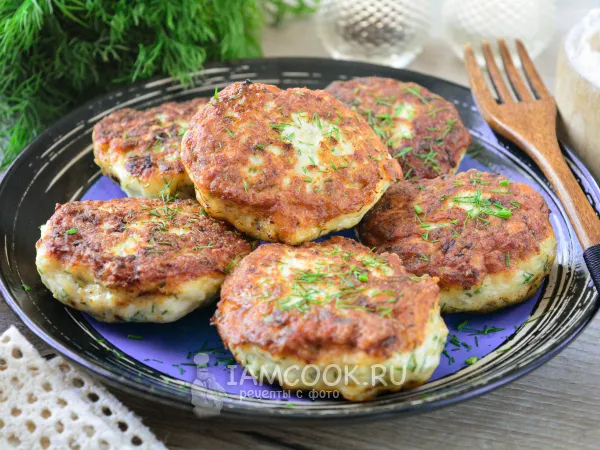 Фото блюда: Куриные котлеты с укропом