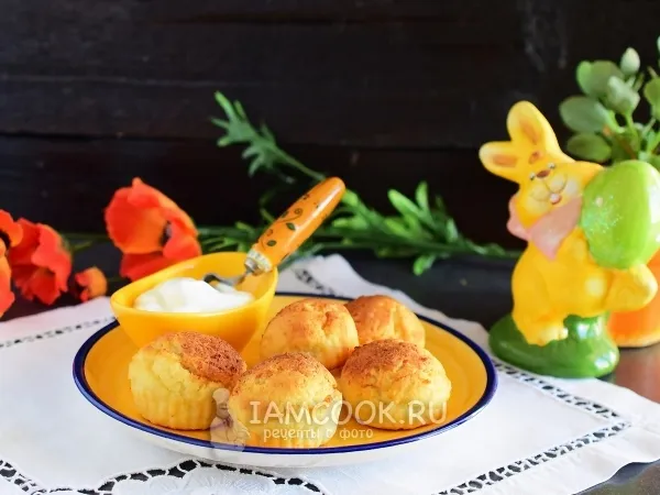 Фото блюда: Сырники из творога в духовке для детей