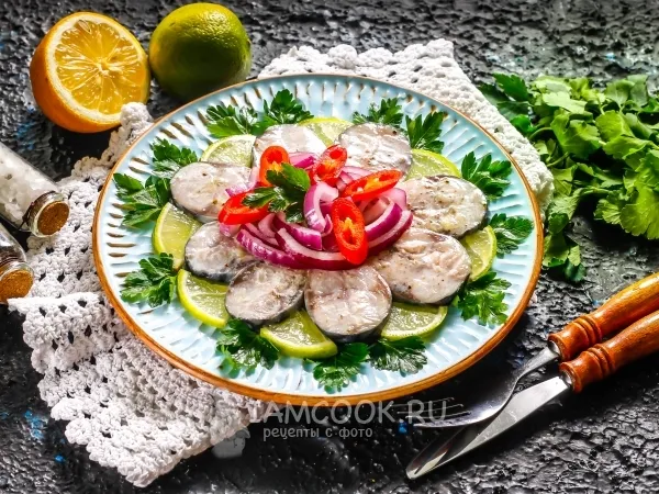 Фото блюда: Севиче из скумбрии