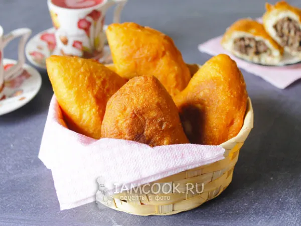 Фото блюда: Жареные пирожки с ливером