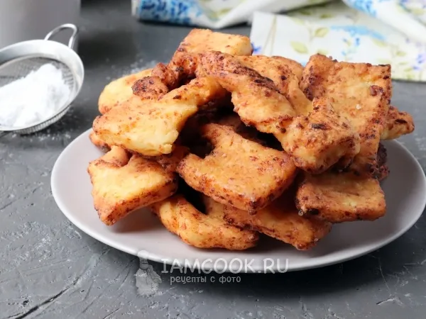 Фото блюда: Хворост с творогом