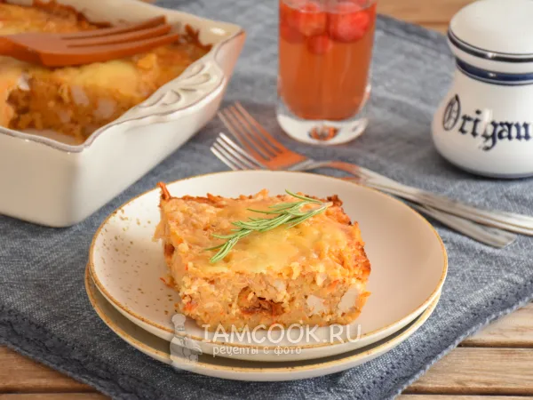 Фото блюда: Запеканка с булгуром и курицей