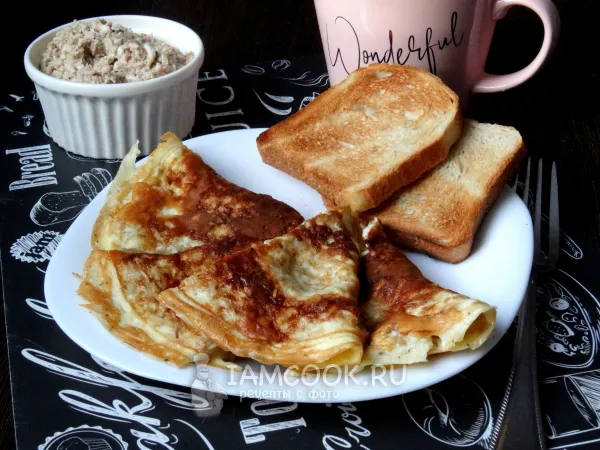 Фото блюда: Омлет с овсянкой