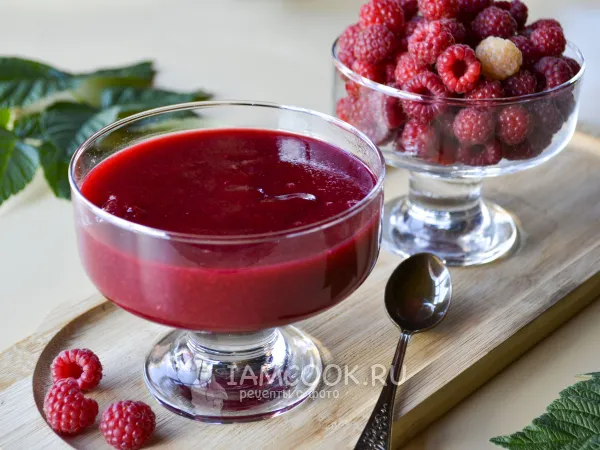 Фото блюда: Малиновый соус к десерту