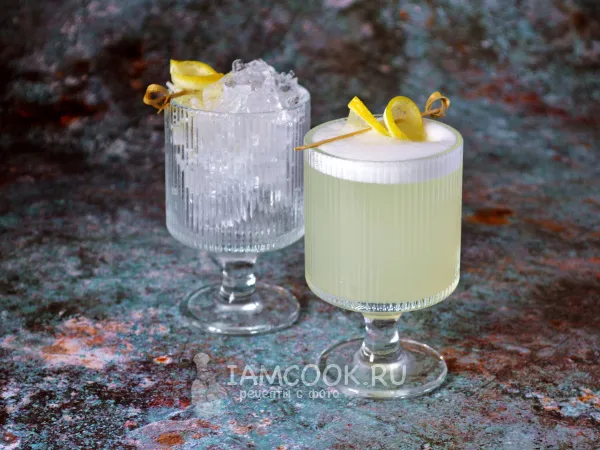 Фото блюда: Коктейль «Серебряный джин-физз»