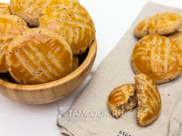 Фото блюда: Медовое печенье с цельнозерновой мукой