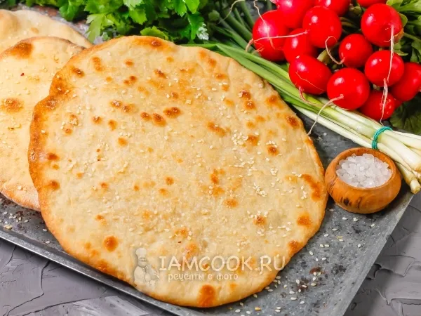 Фото блюда: Пресная лепёшка в духовке