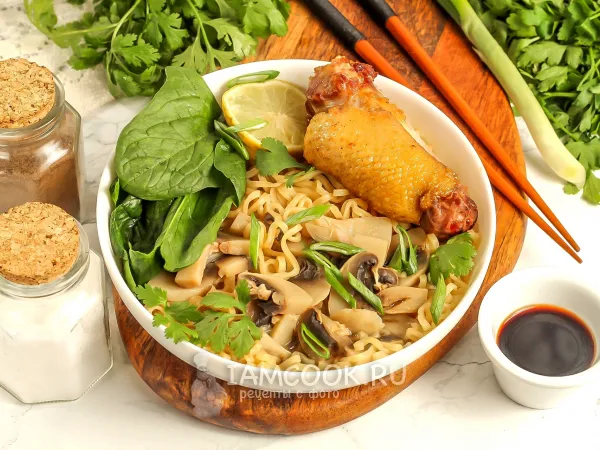 Фото блюда: Рамен с уткой