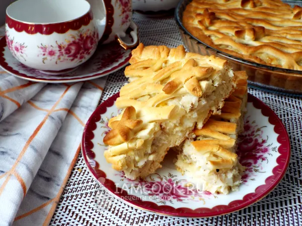 Фото блюда: Пирог с минтаем и рисом