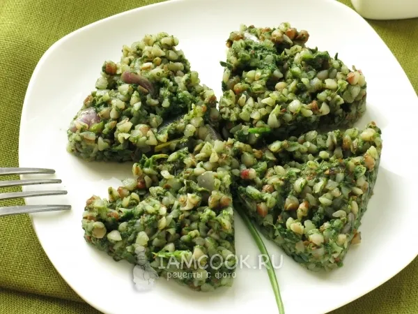 Фото блюда: Гречка со шпинатом