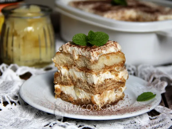 Фото блюда: Тирамису с ананасами